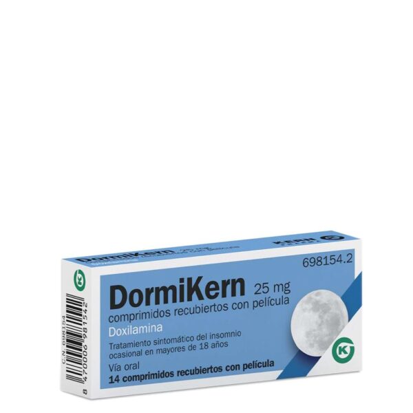 dormikern 25mg 14 comprimidos 698154 8470006981542
