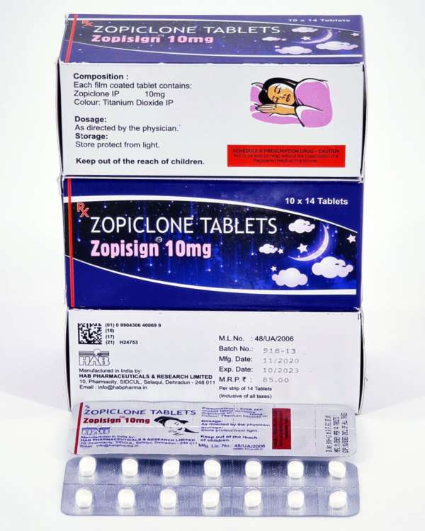 Comprar Zopiclona 10 mg en línea sin receta